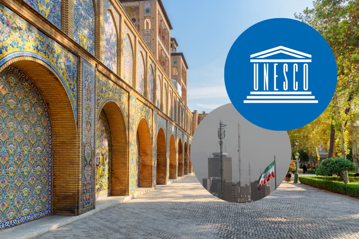 La Unesco manifiesta su preocupación ante el deterioro de sitios del patrimonio cultural en Medio Oriente tras los impactos registrados en el histórico Palacio de Golestán por los recientes ataques en Irán