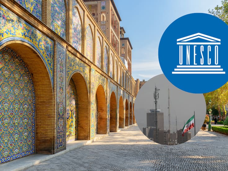 La Unesco manifiesta su preocupación ante el deterioro de sitios del patrimonio cultural en Medio Oriente tras los impactos registrados en el histórico Palacio de Golestán por los recientes ataques en Irán
