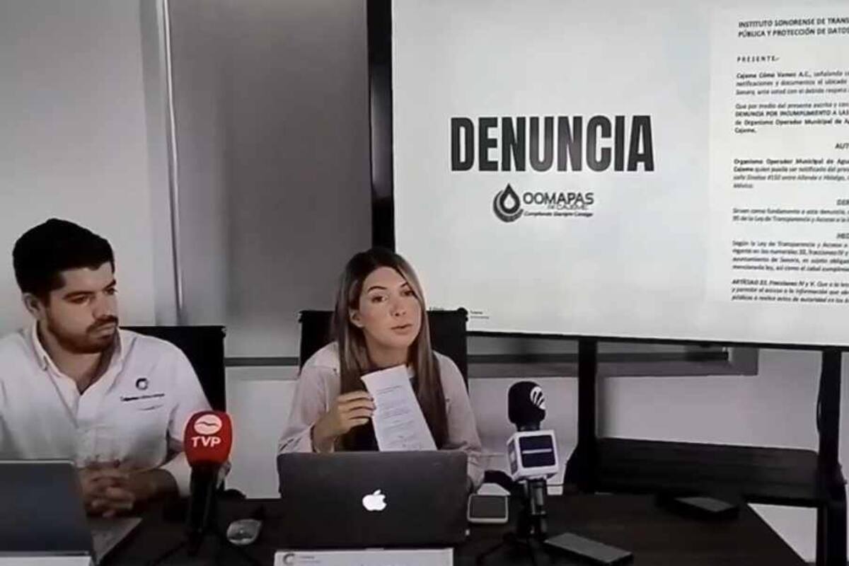 Denuncia Cajeme Cómo Vamos al Oomapasc por falta de transparencia