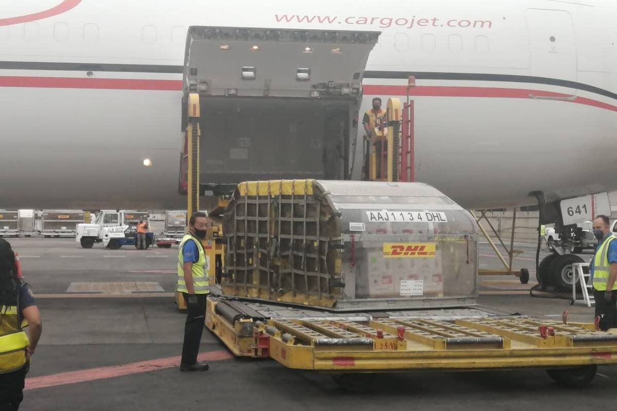 Llega nuevo lote de casi 500 mil vacunas contra el Covid-19 a México
