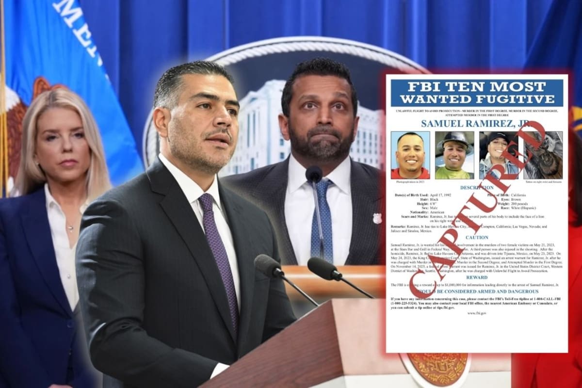 Cae en Sinaloa Samuel Ramírez Jr, uno de los más buscados por el FBI por quien ofrecían 1 millón de dólares; ya fue trasladado a Estados Unidos