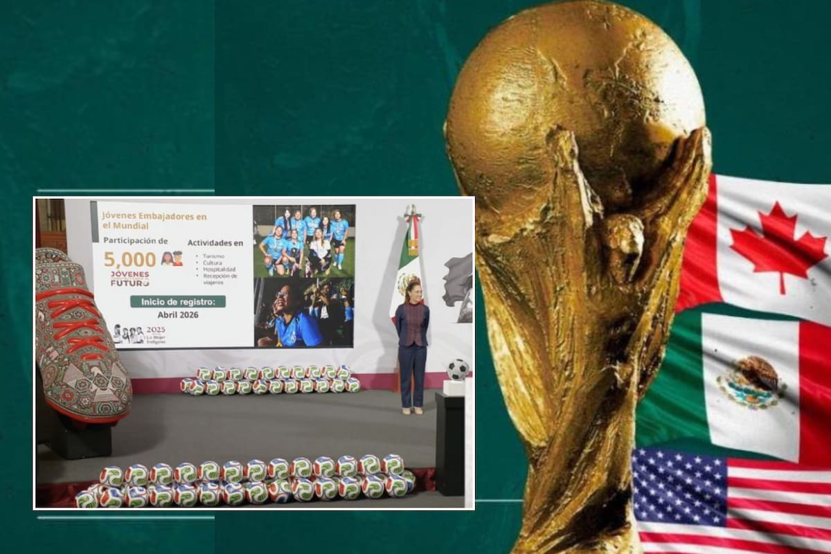 Cinco mil beneficiarios de ‘Jóvenes Construyendo el Futuro’ participarán en el Mundial 2026