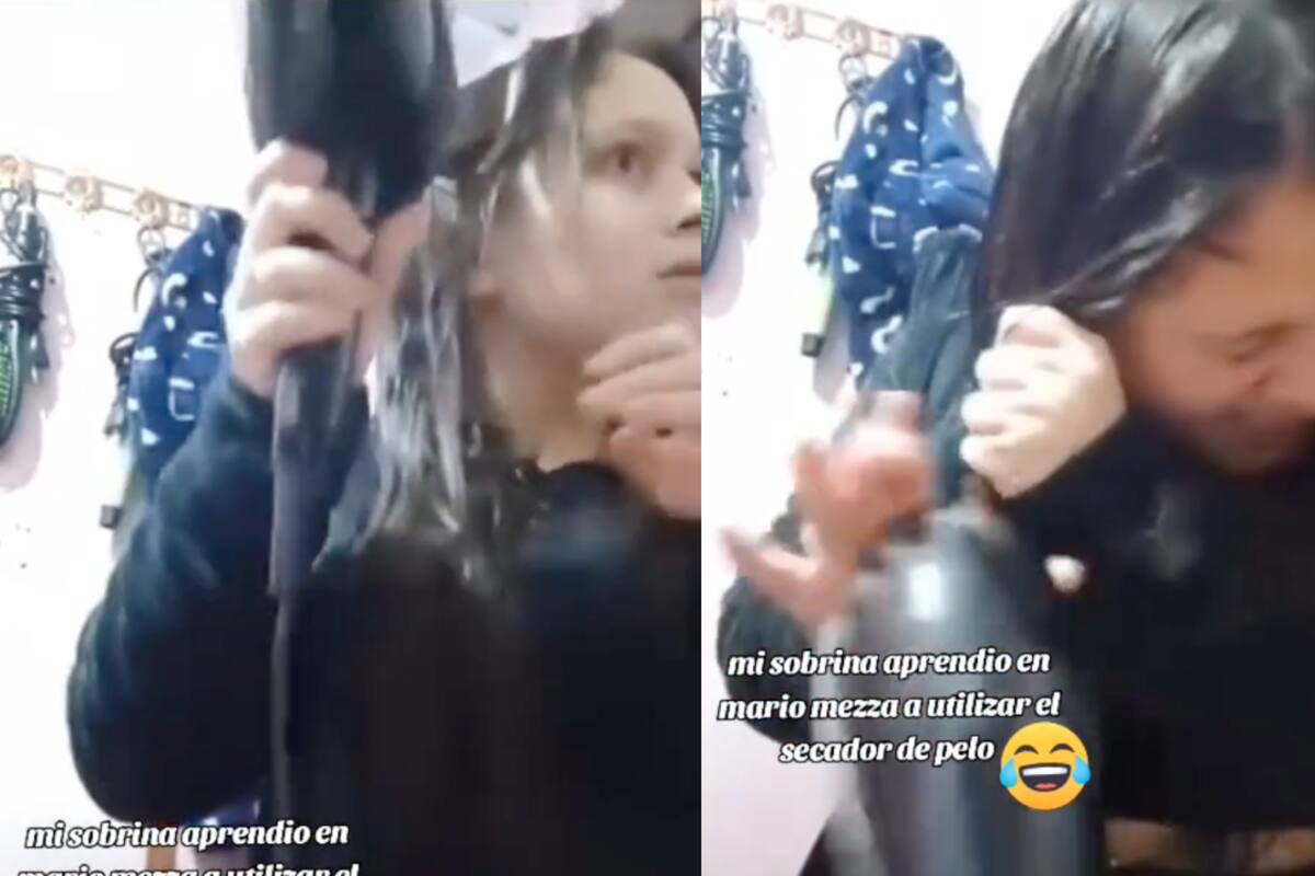 Joven sufre angustiante incidente cuando su cabello queda atrapado en la secadora | TikTok