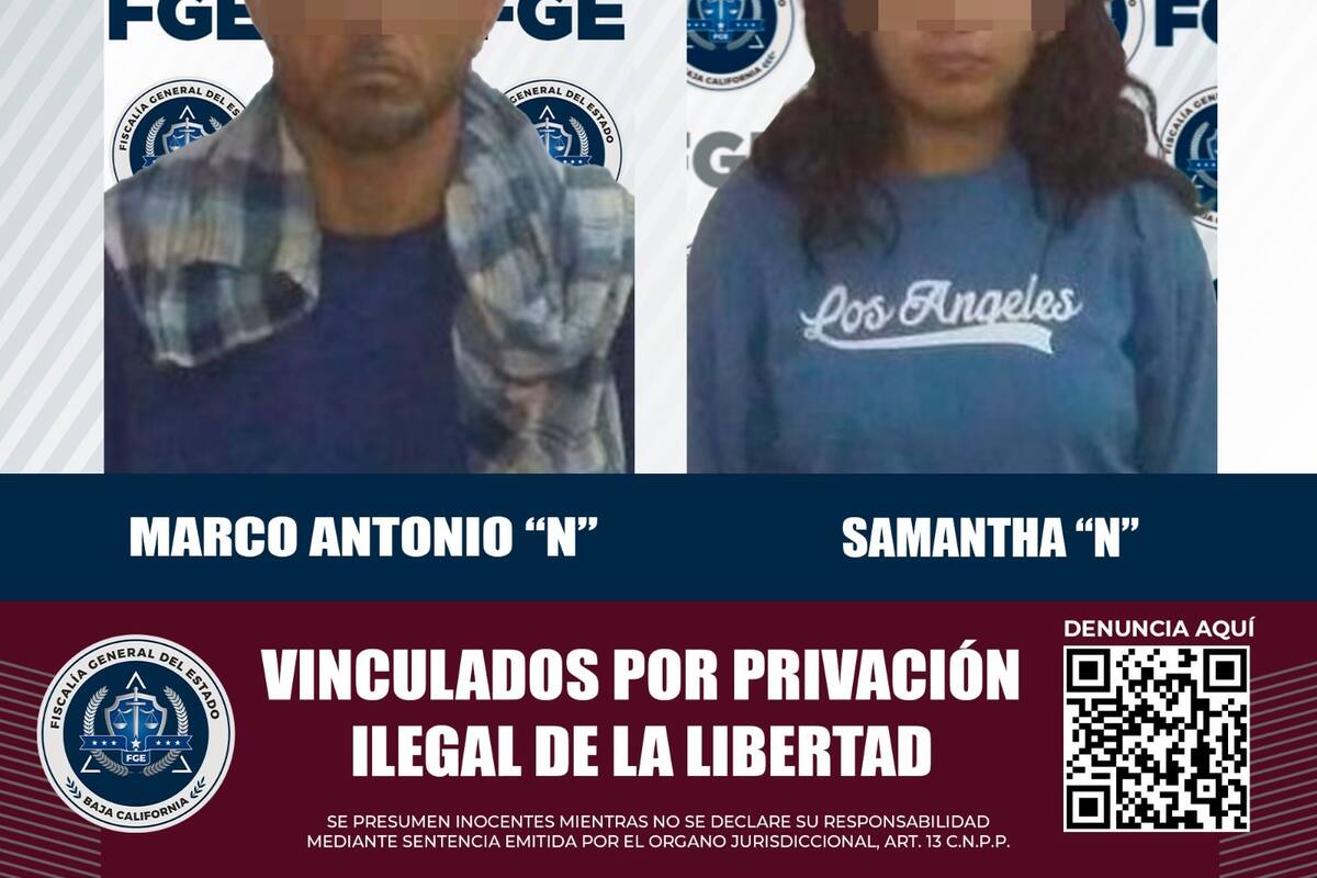 Dejan en prisión a pareja por privación de la libertad