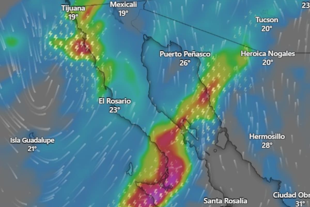Protección Civil alerta por lluvias intensas y frío en Baja California durante el fin de semana