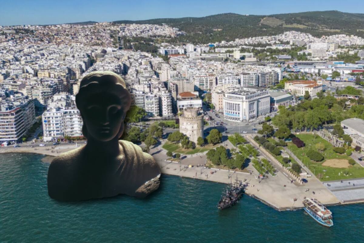 Estatua de mármol de más de 2,000 años hallada en una bolsa de basura en Grecia