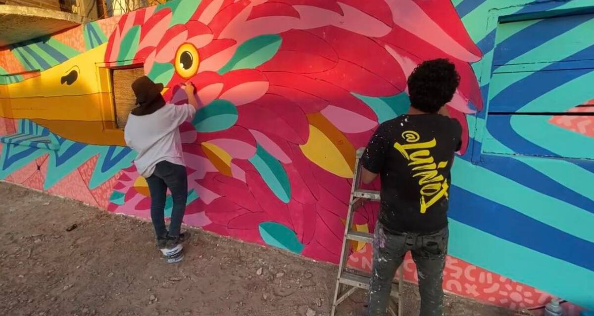Los murales se han convertido en un atractivo para los miles de personas que transitan por la zona. FOTO: ESPECIAL