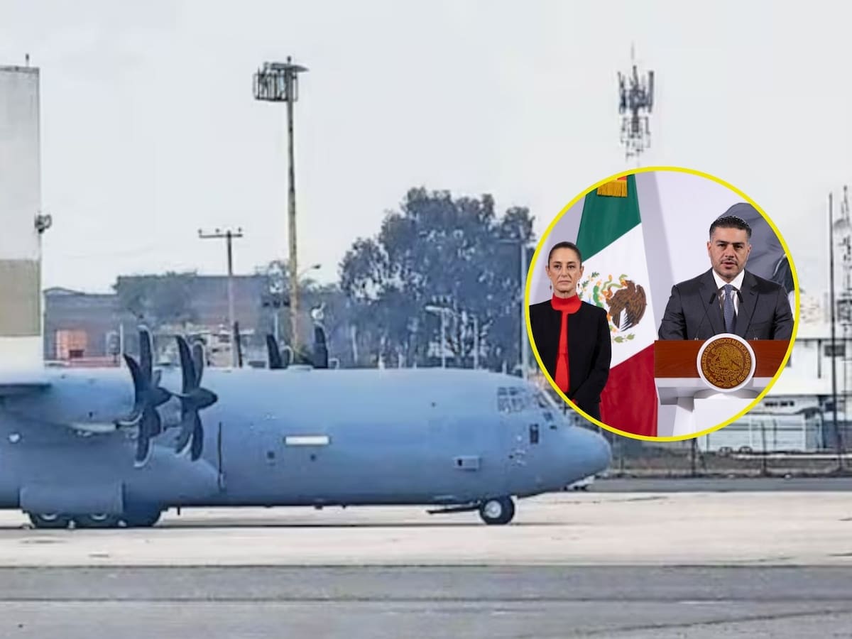 Movimiento Ciudadano pide cuentas al Gabinete de Seguridad por avión militar de EEUU en Toluca, en medio de una solicitud pendiente para autorizar tropas extranjeras en México. | Crédito: Redes sociales/Presidencia