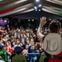 Grecia Quiroz convierte su primer Grito de Independencia en Uruapan en un llamado de justicia por Carlos Manzo y las víctimas de la violencia