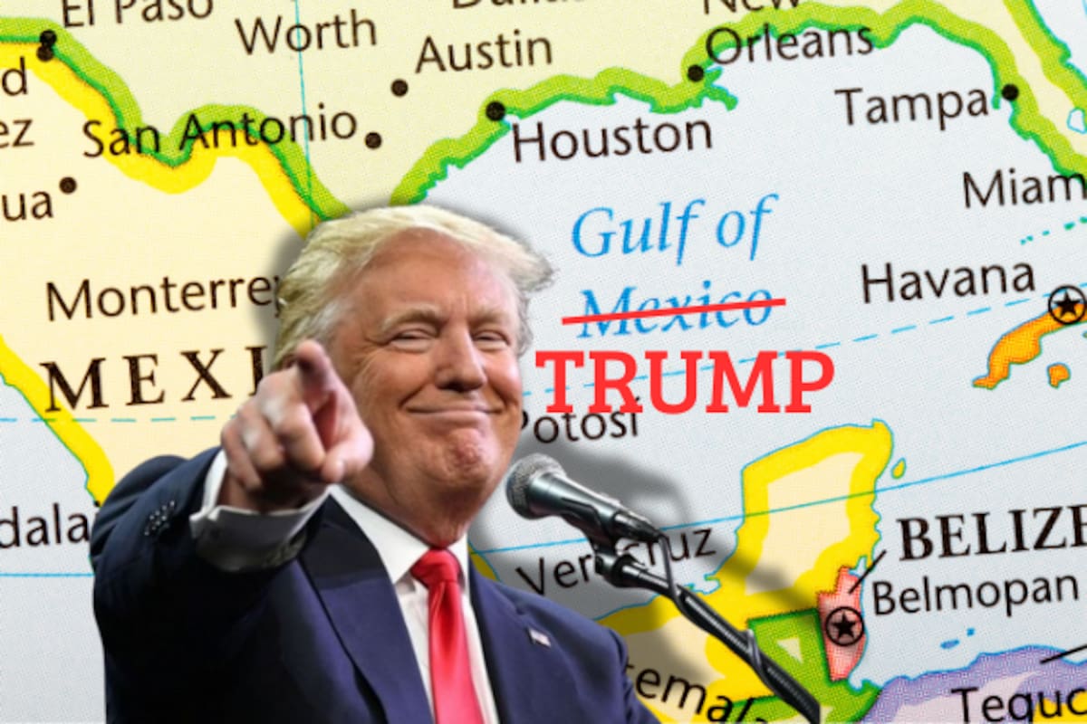 “Debería ser el Golfo de Trump”: Donald Trump sugiere cambiar el nombre del Golfo de México en su honor