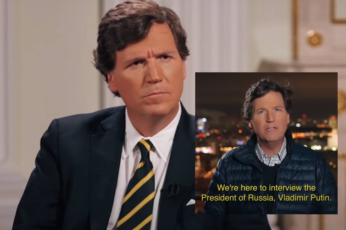 ¿Quién es Tucker Carlson, el periodista que entrevistó a Putin?