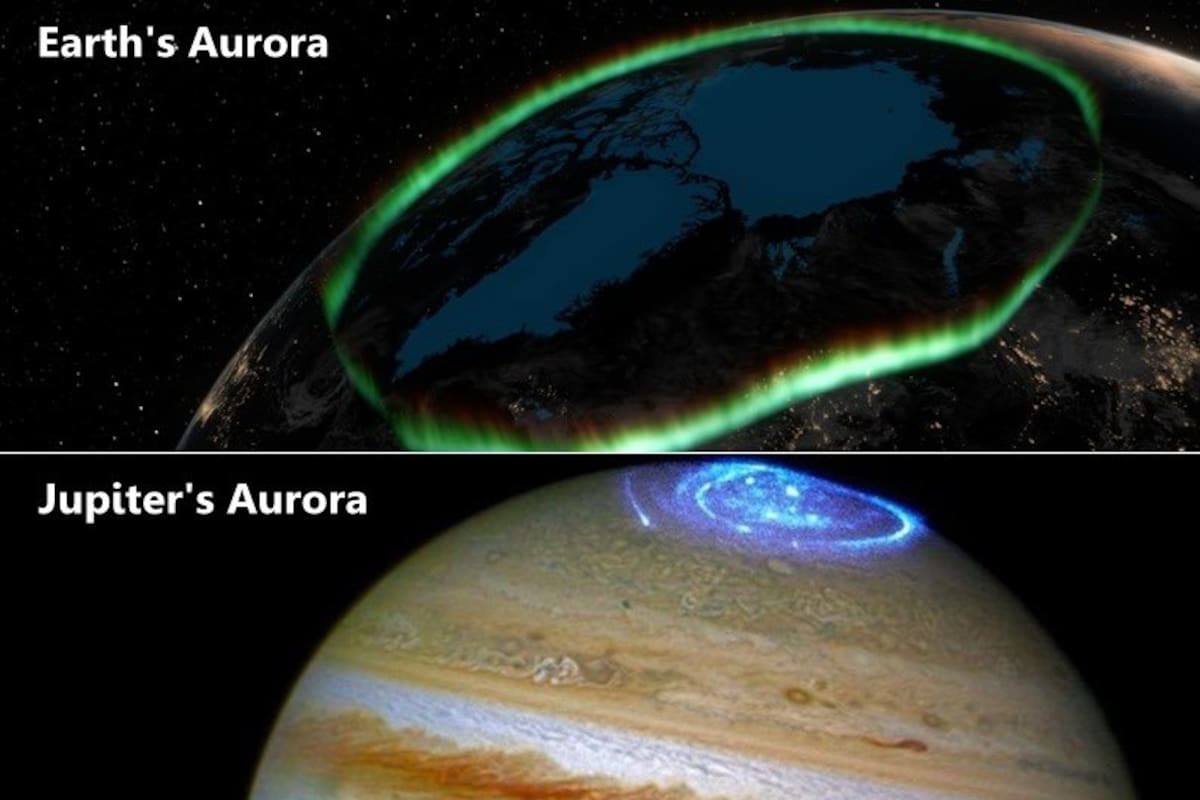 ¿Sabías que en otros planetas también hay auroras boreales?