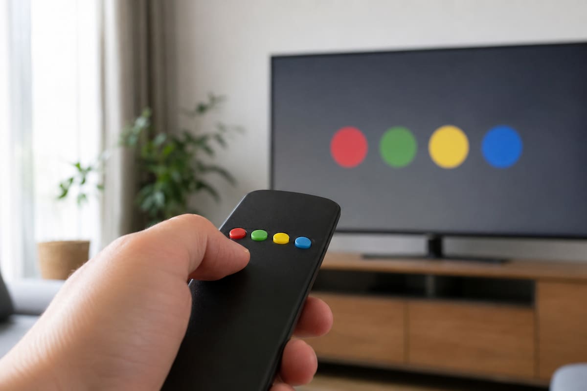Los botones rojo, verde, amarillo y azul del control remoto activan funciones que cambian según cada menú
