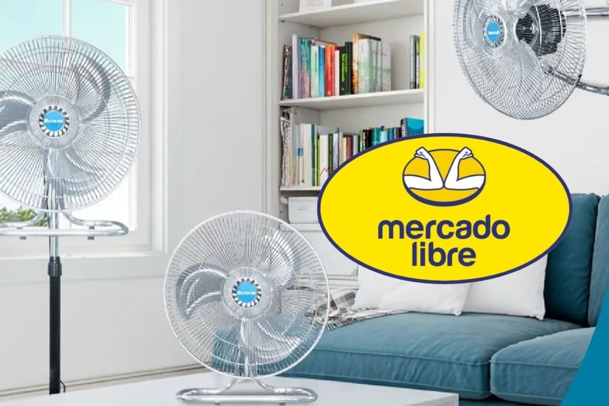 Mercado Libre ofrece paquete de 2 ventiladores Shtark 3 en 1 de 18 pulgadas por $999 MXN pero compradores señalan fallas en el instructivo