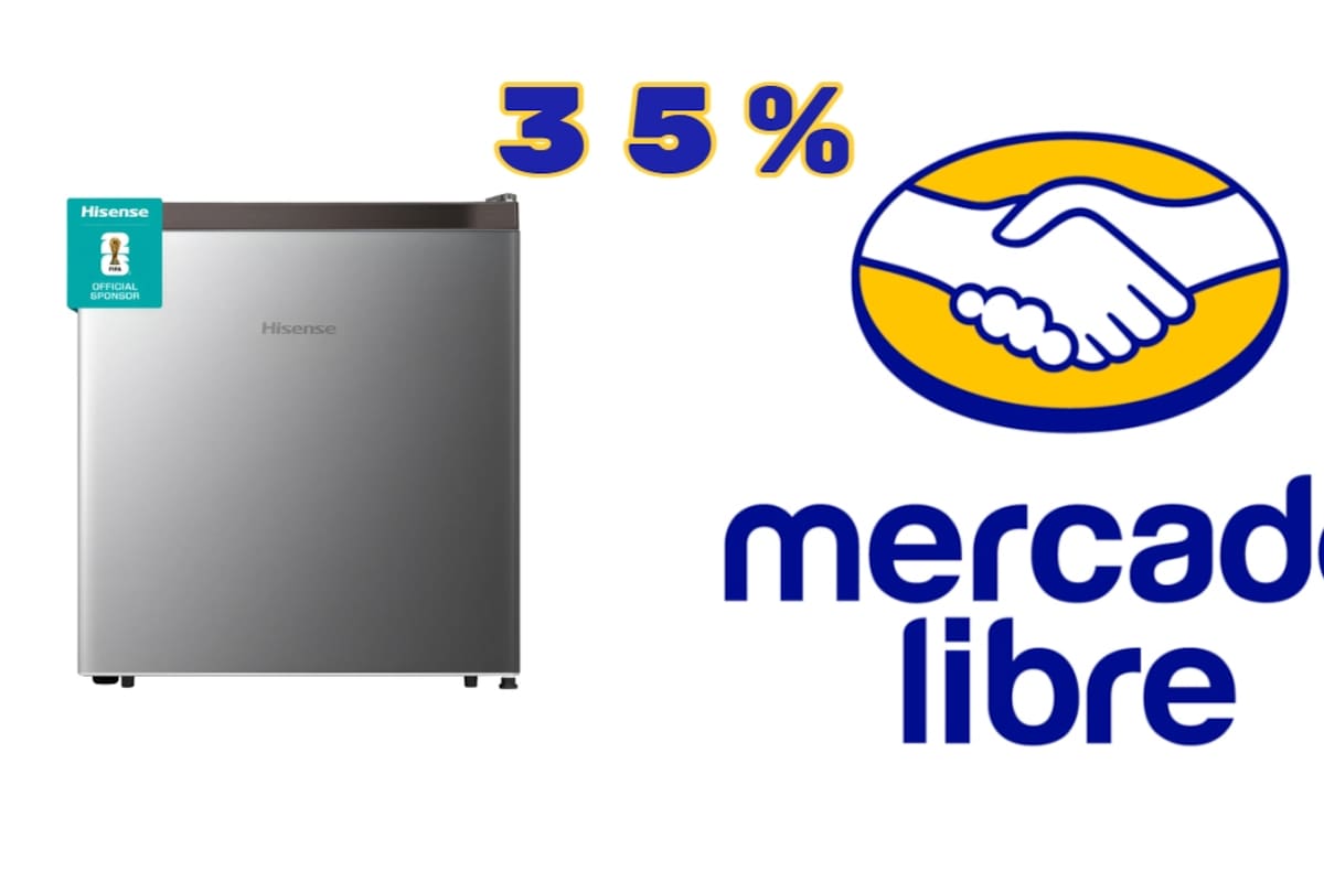 Ofertas en Mercado Libre: frigobar Hisense con 35% de descuento