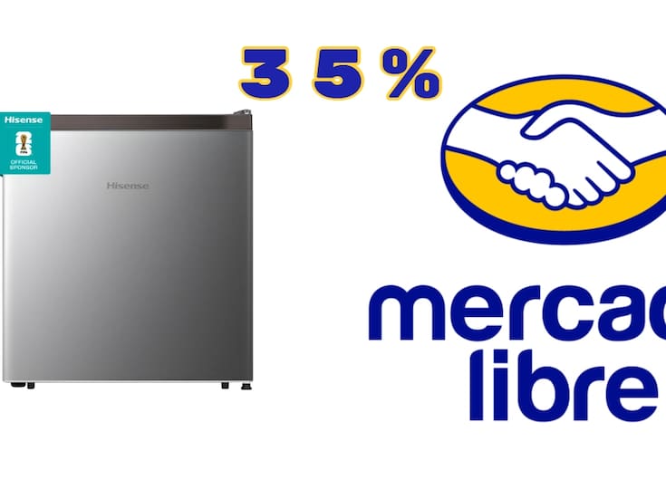 Ofertas en Mercado Libre: frigobar Hisense con 35% de descuento