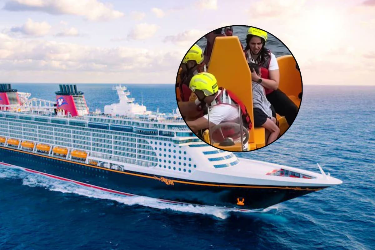 Padre se lanza al mar desde un crucero Disney para salvar a su hija