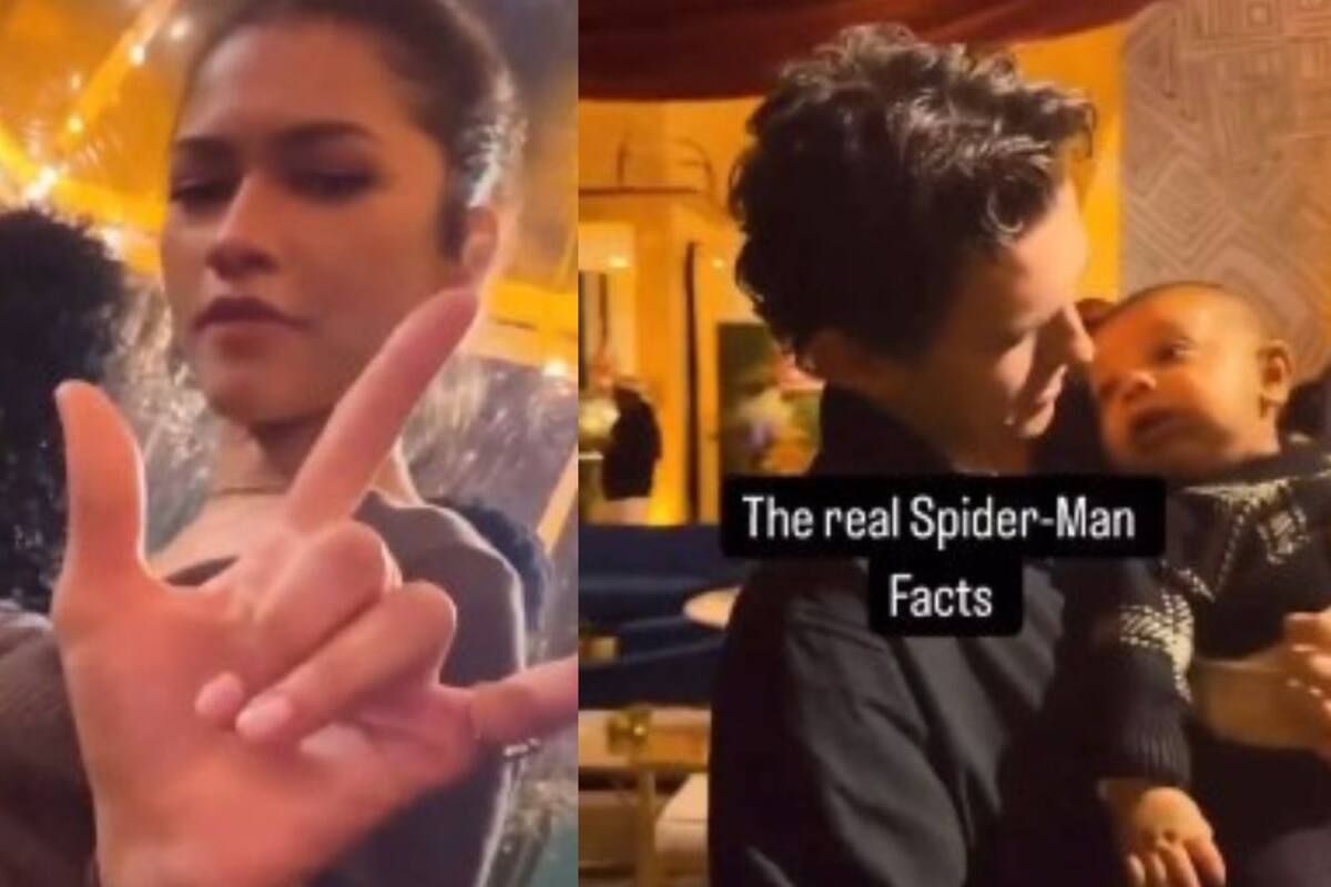 Tom Holland acompaña a Zendaya a una fiesta familiar y las redes sociales se llenan de memes