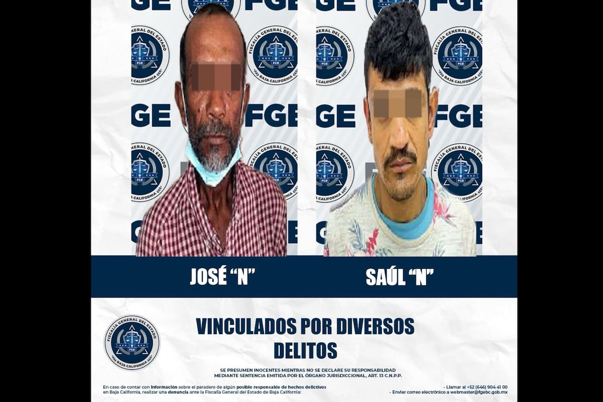 Envían a prisión a dos hombres por amenazas y allanamiento en el valle de Mexicali