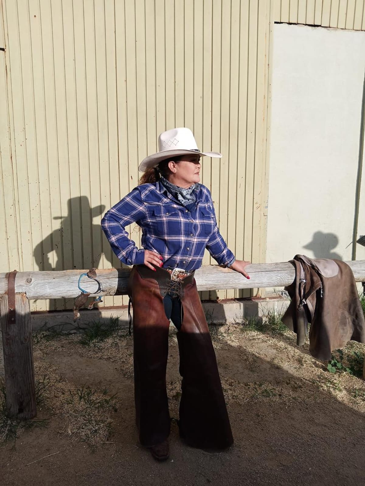 Con más de cuatro décadas montando a caballo y 26 años participando en cabalgatas, Blanca Elvia Vindiola Machado se ha convertido en un ejemplo de perseverancia dentro de la tradición vaquera del noroeste del país. Foto: Cortesía