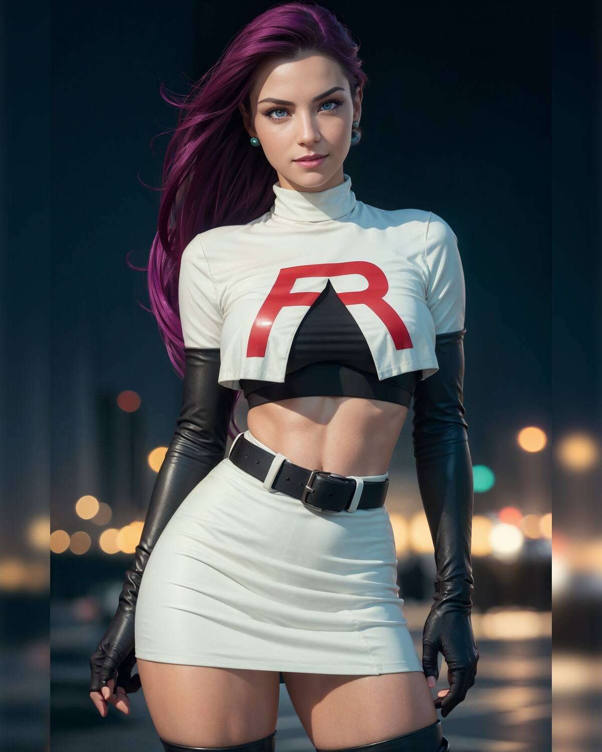 Así se vería Jessie del Equipo Rocket en la vida real según la Inteligencia Artificial