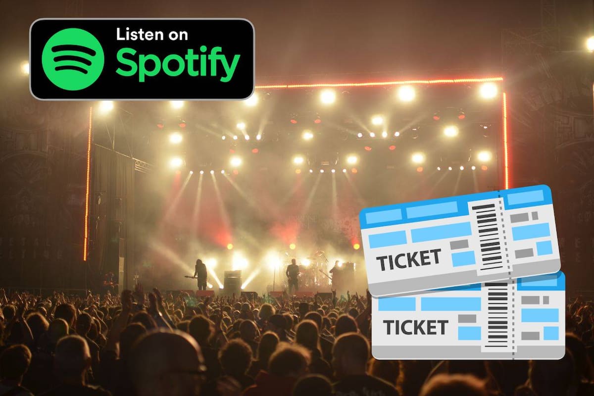Spotify comenzará a apartar boletos para conciertos durante 24 horas a usuarios Premium que más escuchan a sus artistas favoritos antes de la venta general