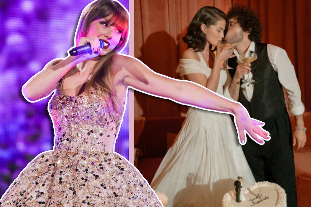 Revelan detalles del discurso de Taylor Swift en la boda de Selena Gomez y Benny Blanco; refiriéndose a la pareja como “un par perfecto”