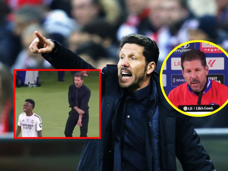 Cholo Simeone se disculpa con Vinicius tras el polémico cruce en la Supercopa