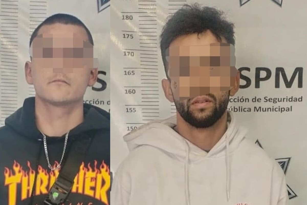Jóvenes con historial delictivo son sorprendidos armados en una tienda