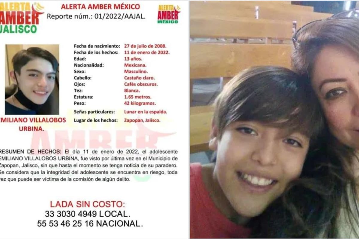 Alerta Amber: Buscan a Emiliano Villalobos desaparecido el 11 de enero