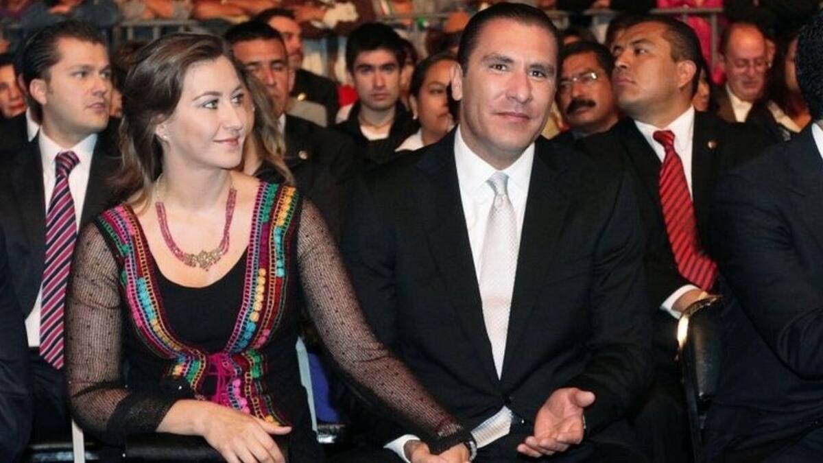 Martha Erika Alonso y Rafael Moreno Valle. | Crédito: X @CaroBeauregard