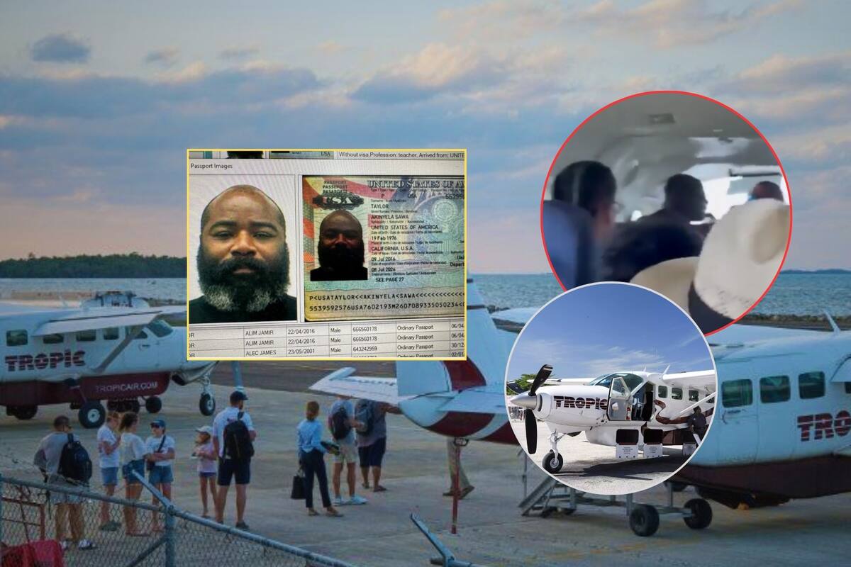 Estadounidense secuestró un avión en Belice, armado con un cuchillo, con intención de regresar a su país luego de que se le negara; fue asesinado a tiros tras herir a 3 personas, incluido el piloto (VIDEOS)