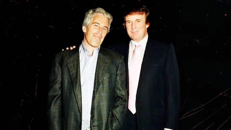 Jeffrey Epstein y Donald Trump.