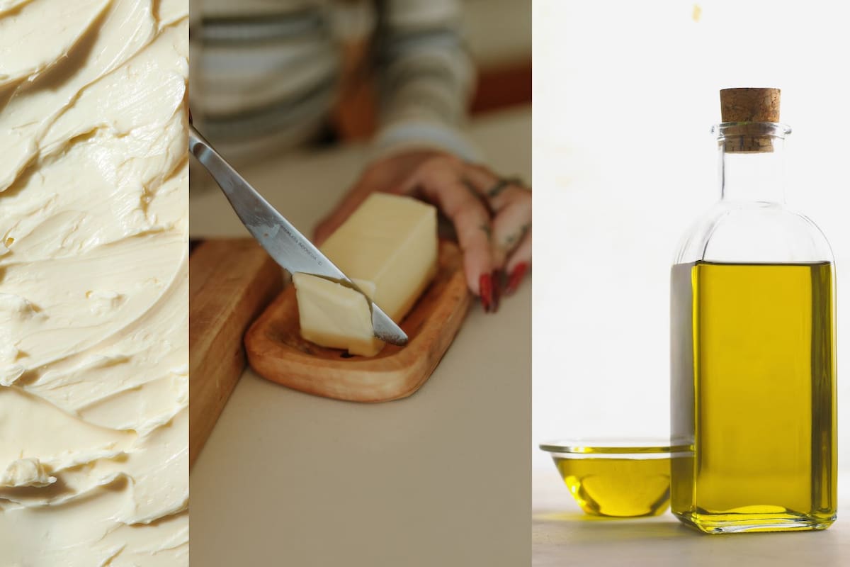 ¿Qué es más saludable para cocinar: manteca, mantequilla o aceite?