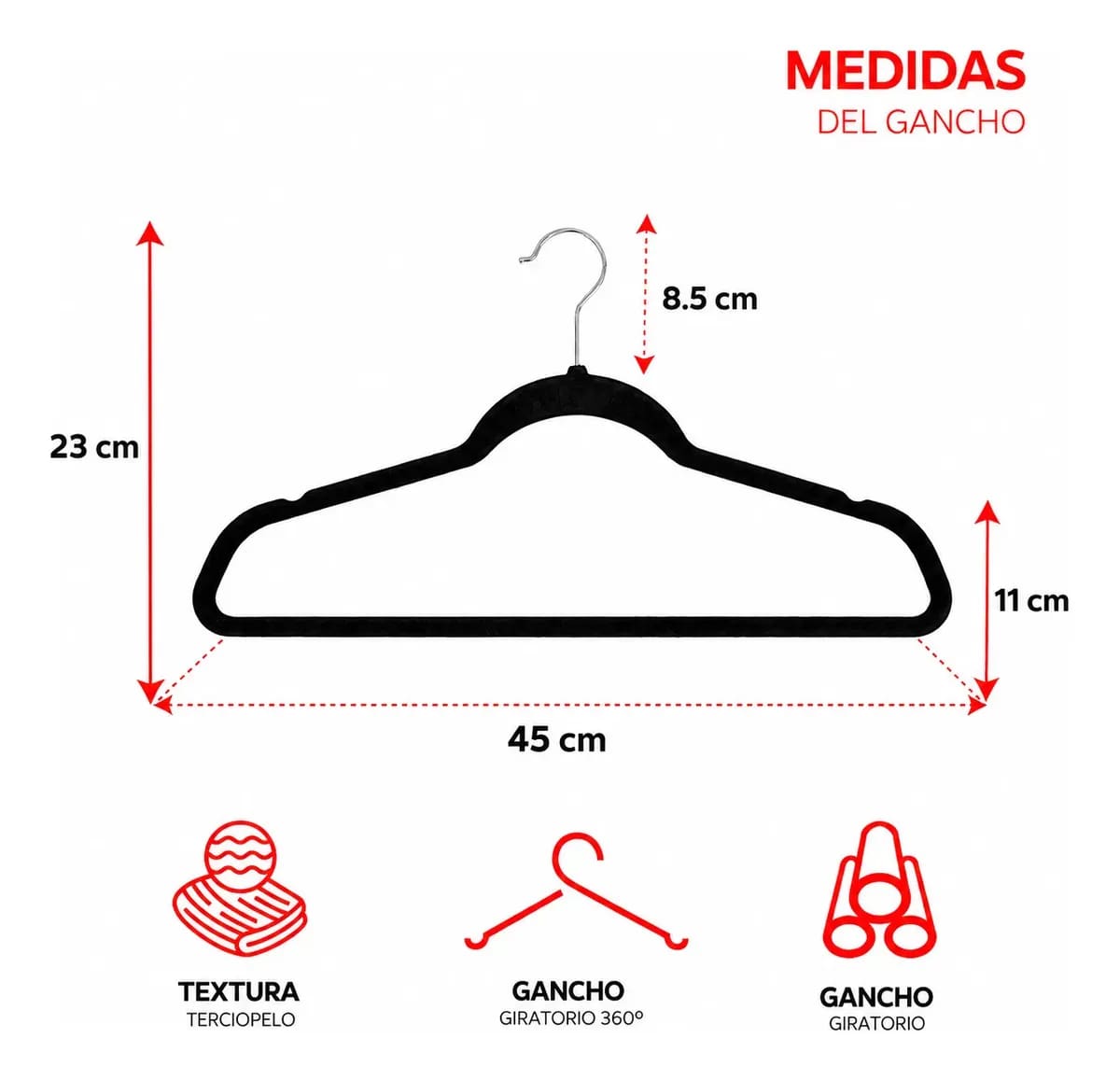 Set de 50 ganchos| Mercado Libre