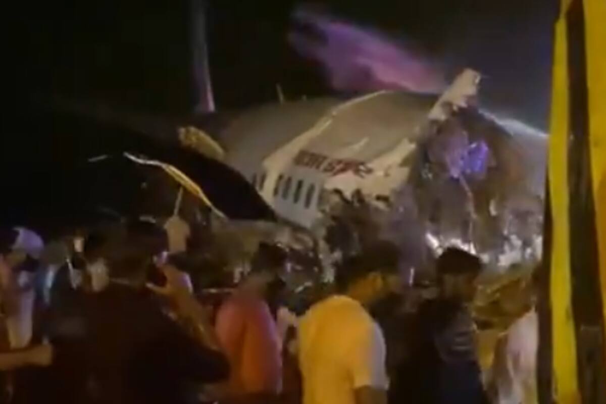 Avión con casi 200 pasajeros se parte en dos al aterrizar en India