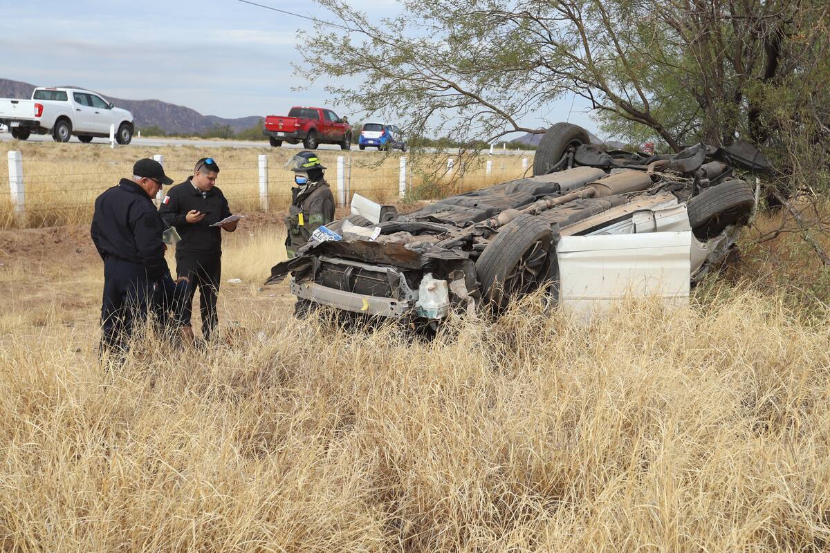 Se duplican accidentes en carretera de Guaymas