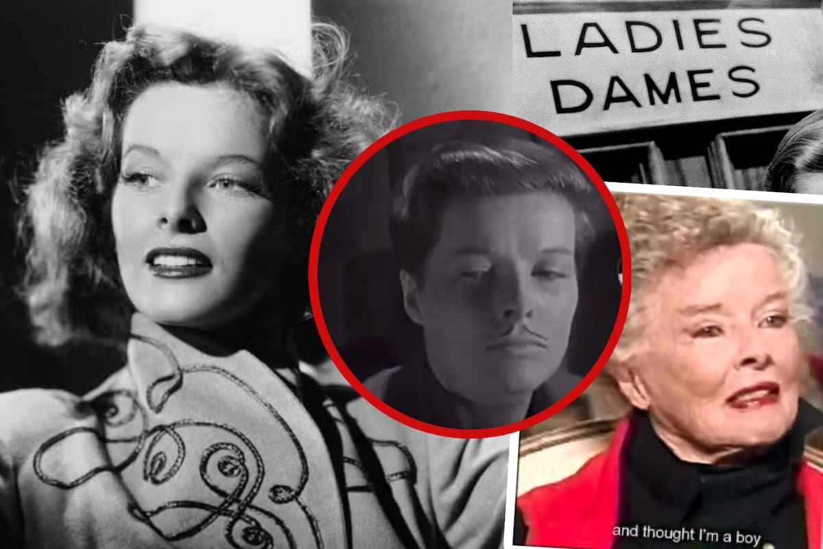 Reviven clip de la actriz Katharine Hepburn, que genera especulaciones sobre su identidad de género