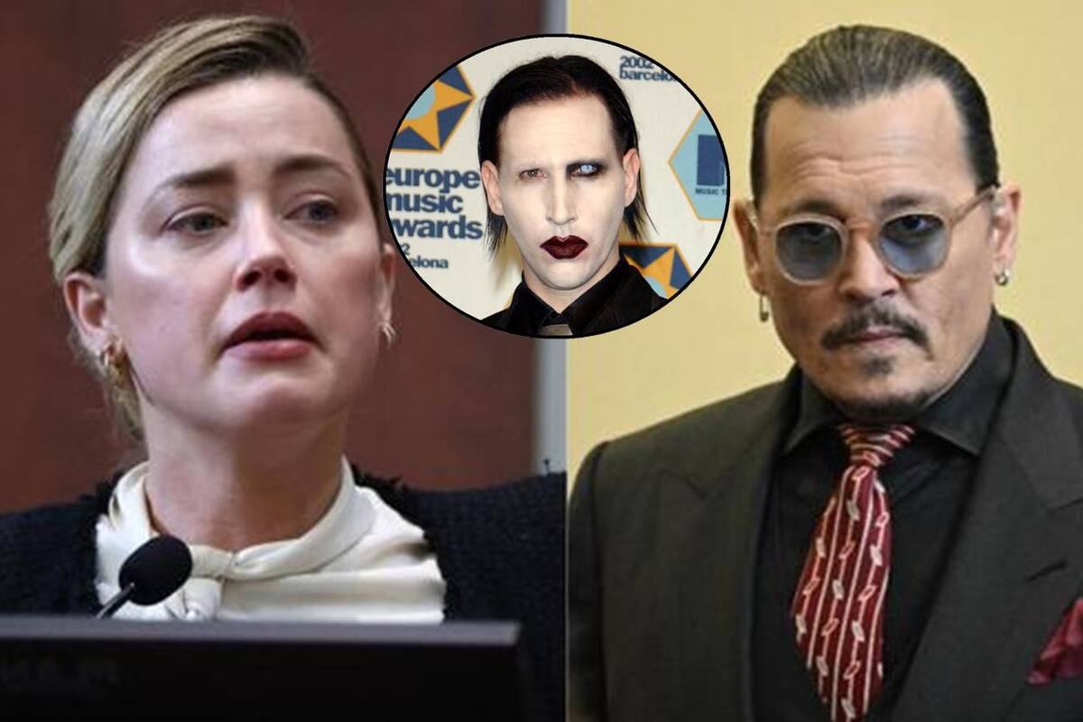 Los mensajes privados de Johnny Depp y Marilyn Manson sobre Amber Heard