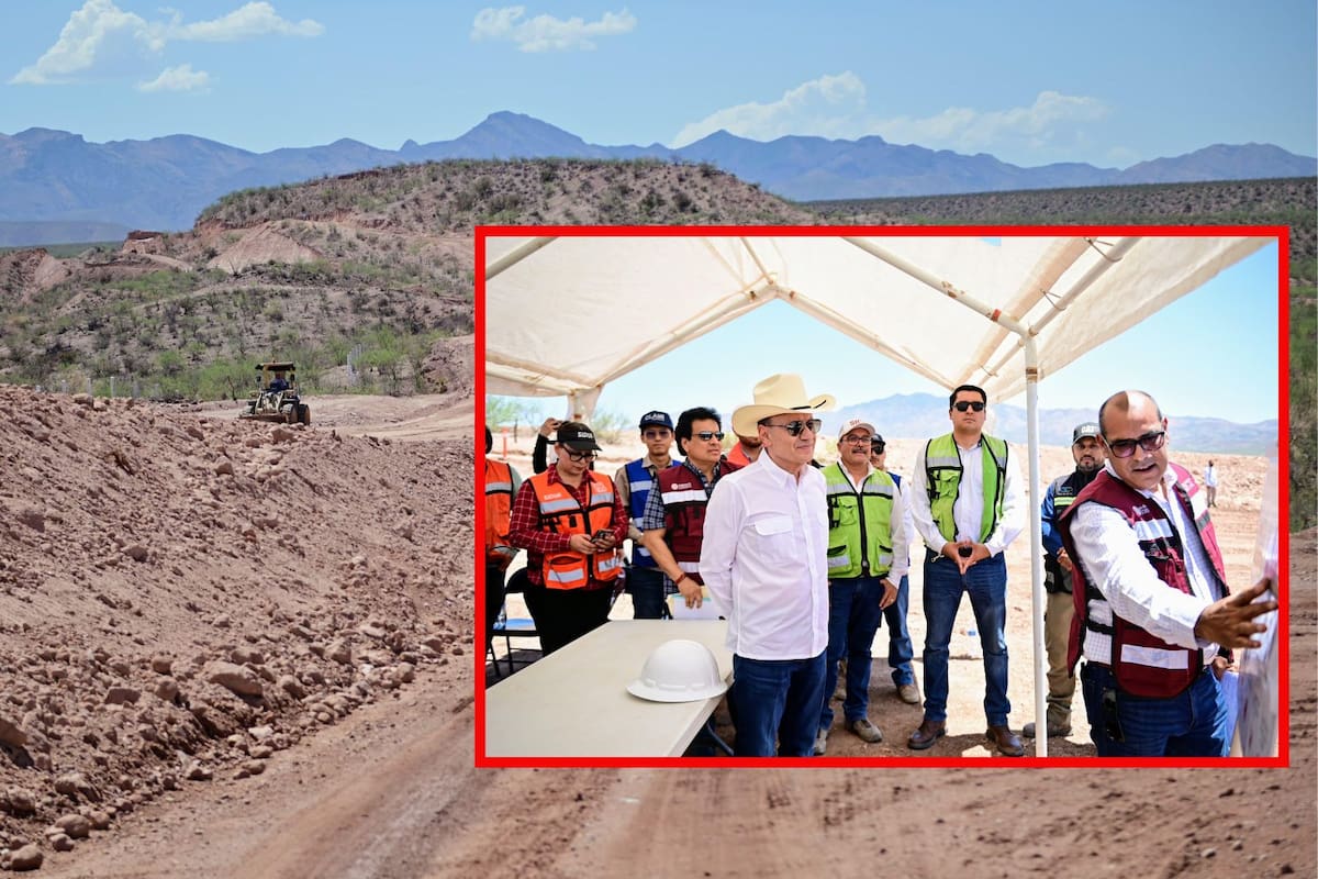 Supervisa el gobernador Durazo avance de obra carretera Bavispe