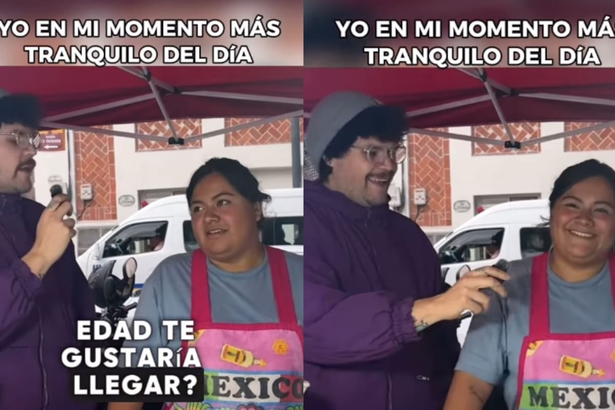 "¿A ti a qué edad te gustaría llegar?": Influencer entrevista a vendedora ambulante y causa sensación con su respuesta