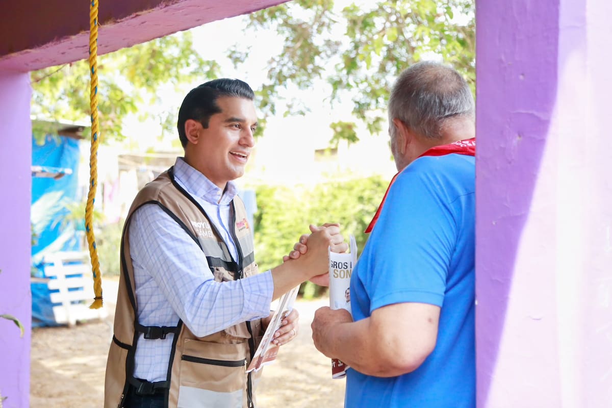 Froylán Gámez afirma que proyectos de la 4T llevan obras y servicios al Sur de Sonora