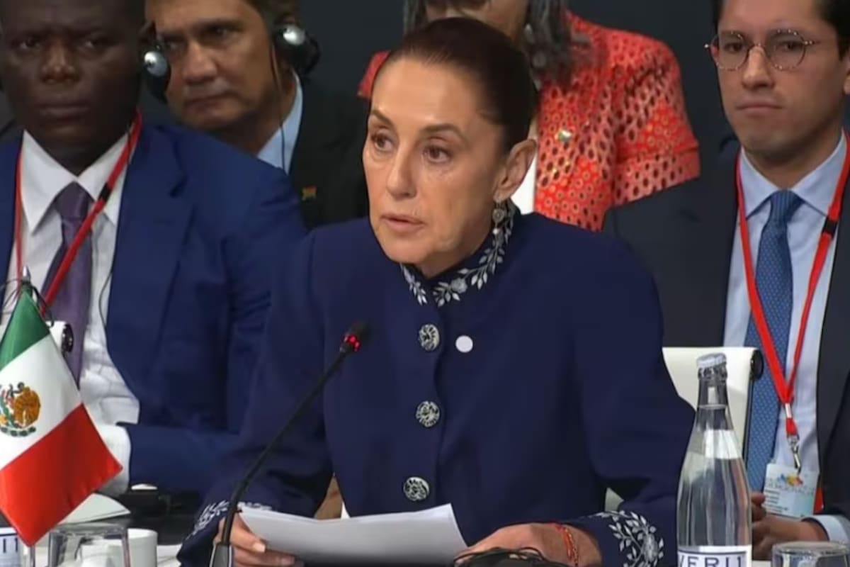 Así participó Sheinbaum en la Cumbre de la Democracia con temas como el cambio climático, no intervención y justicia social