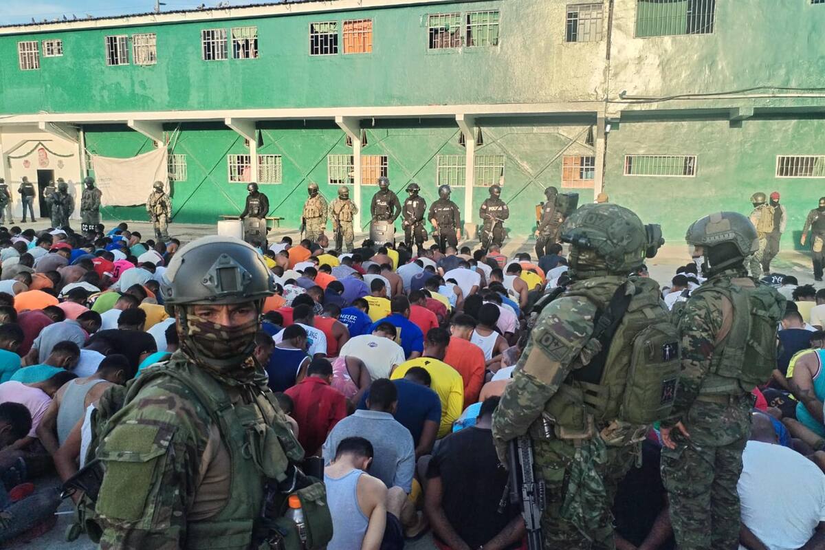 Reportan la huida de 48 reos de una prisión de Ecuador tras un motín; cinco son recuperados