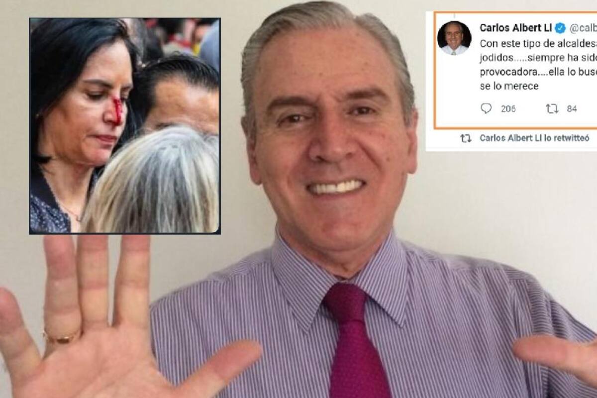 Tunden a Carlos Albert por opinión sobre Lía Limón: "Ella se lo buscó y lo merece"