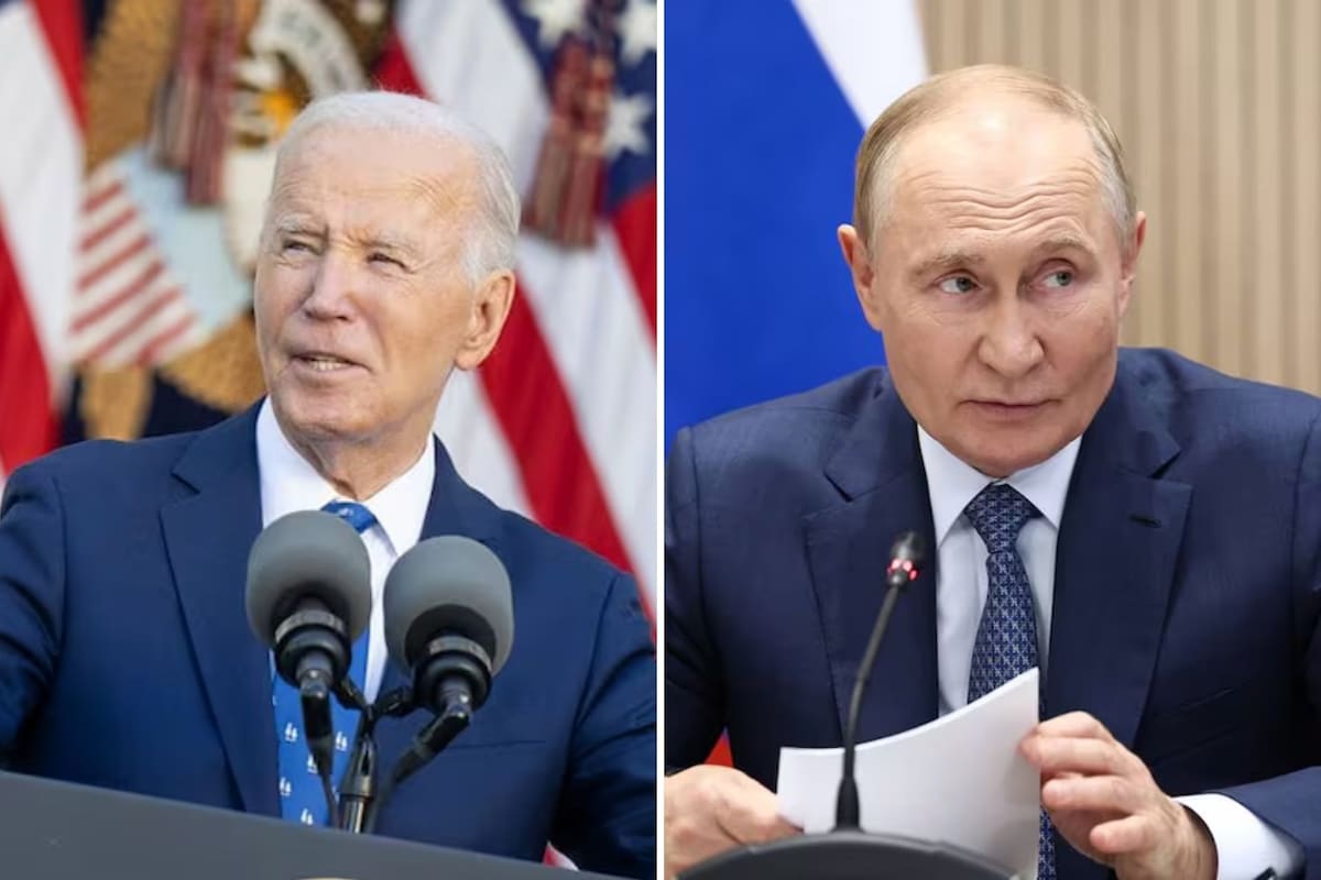 Vladimir Puitin y Joe Biden / El Universal