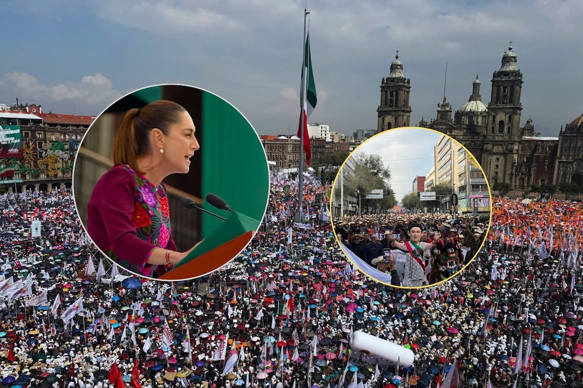 “No es nuestro gobierno, es el gobierno del pueblo”, afirmó Claudia Sheinbaum durante si discurso por 1 año de Gobierno