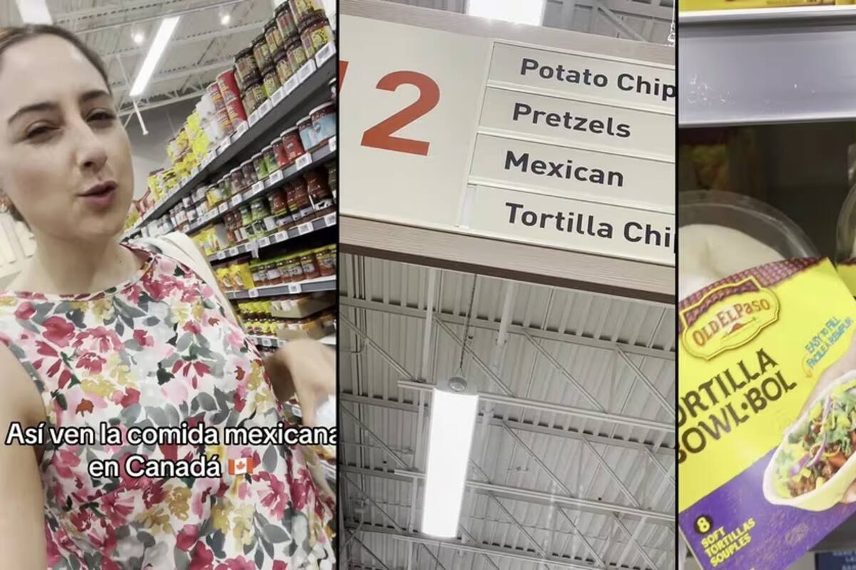 Mujer mexicana se sorprende en supermercado canadiense: “Esto no es comida mexicana”