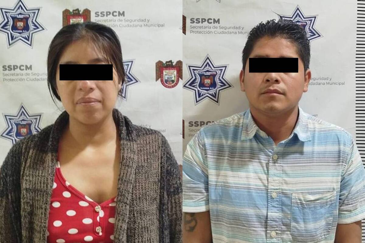 Detienen a pareja por abuso sexual de menor en Tijuana