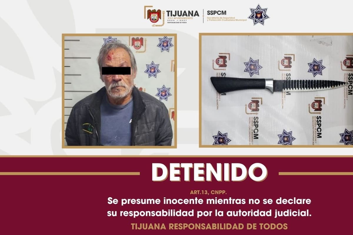 Capturan a hombre por amenazar a una mujer con un cuchillo en el distrito Natura